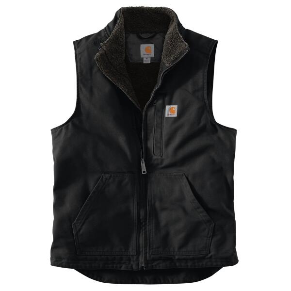 Sherpa Lined Mock Neck Vest Thumbnail