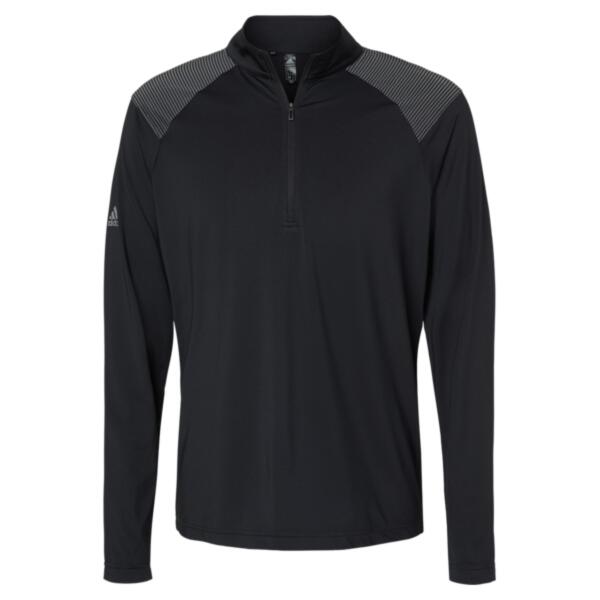 Men's Ultimate365 Lightweight Shoulder Stripe Quarter-Zip Pullover Thumbnail
