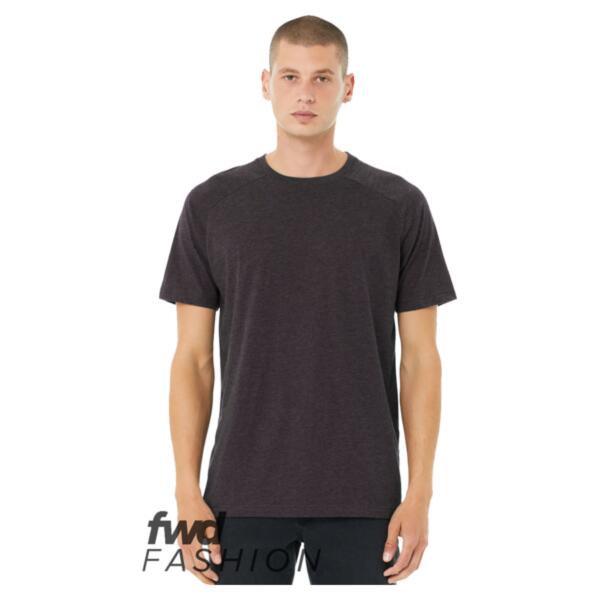 Men's Heather CVC Raglan Tee Thumbnail