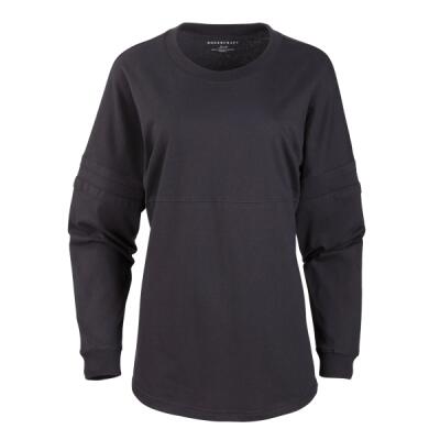 Women's Pom Pom Long Sleeve Jersey T-Shirt Thumbnail