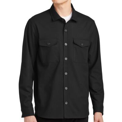 Long Sleeve Twill Overshirt Thumbnail