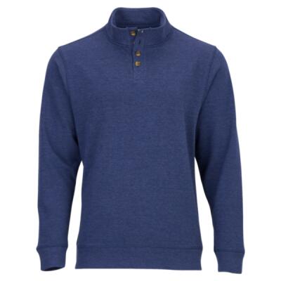 Men's French Terry Button Pullover Thumbnail