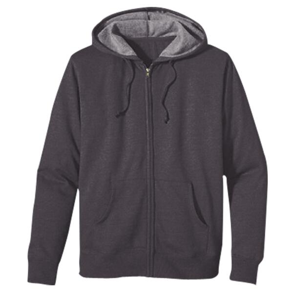 Unisex Heathered Full-Zip Hooded Sweatshirt Thumbnail