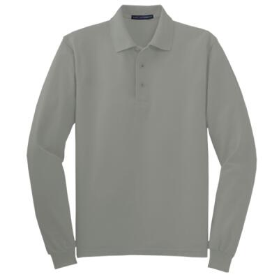 Tall Silk Touch Long Sleeve Polo Thumbnail