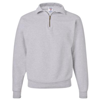 Unisex Super Sweats NuBlend® Quarter-Zip Cadet Collar Sweatshirt Thumbnail