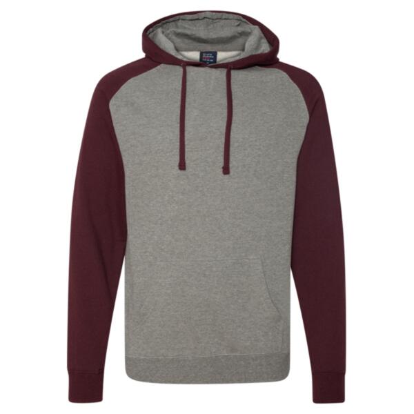 Unisex Raglan Hooded Sweatshirt Thumbnail