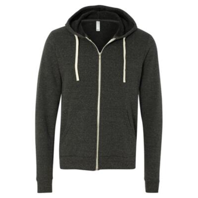Unisex Triblend Sponge Fleece Full-Zip Hoodie Sweatshirt Thumbnail