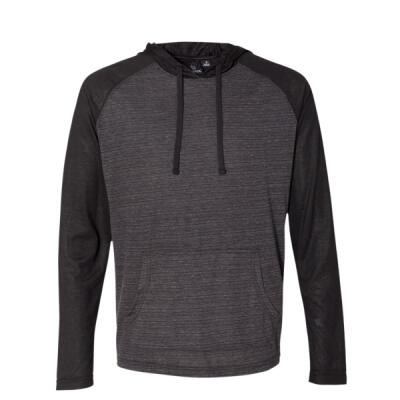 Unisex Yarn-Dyed Hooded Raglan T-Shirt Thumbnail