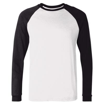 Men's Long Sleeve Jersey Baseball Tee Thumbnail