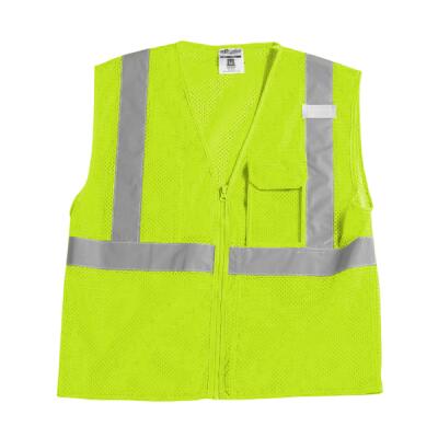 Unisex Clear ID Vest with Zipper Closure Thumbnail