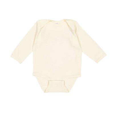 Infant Long Sleeve Baby Rib Bodysuit Thumbnail