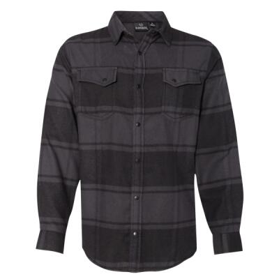 Men's Snap Front Plaid Flannel Shirt Thumbnail