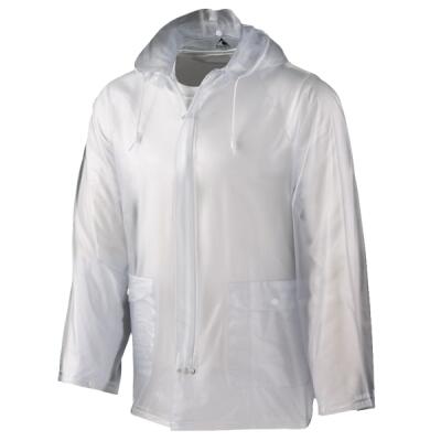 Men's Clear Hooded Rain Jacket Thumbnail