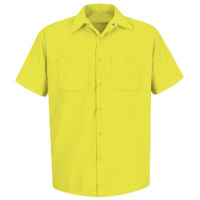 Men's Tall Enhanced Visibility Short Sleeve Work Shirt Thumbnail