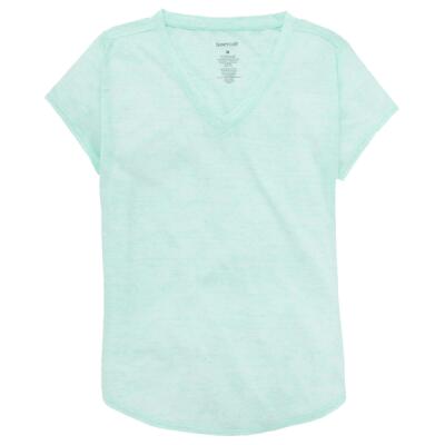 Girls' Snow Heather V-Neck T-Shirt Thumbnail