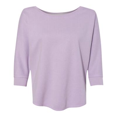 Women's Lounge Fleece Dolman Crewneck Sweatshirt Thumbnail