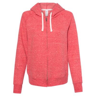 Women's Snow Heather French Terry Full-Zip Hooded Sweatshirt Thumbnail