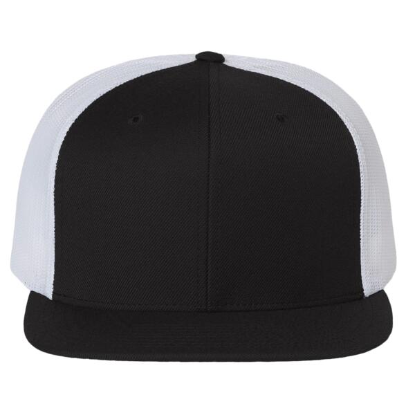 Wool Blend Flat Bill Trucker Cap Thumbnail