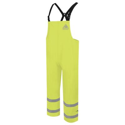 Men's Hi-Visibility Flame-Resitant Rain Bib Overall - 13 oz. Thumbnail