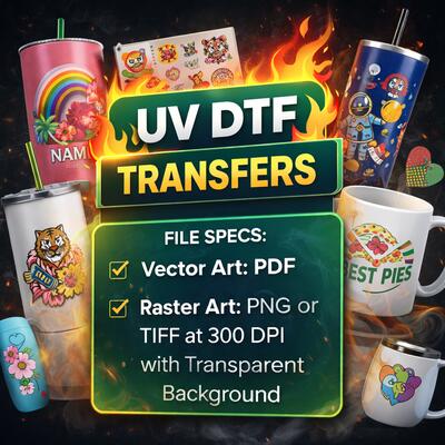 Upload Gang Sheet - DTF/UV Transfer Thumbnail