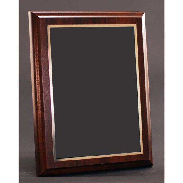 8" x 10" Cherry Finish Plaque & Plate Thumbnail