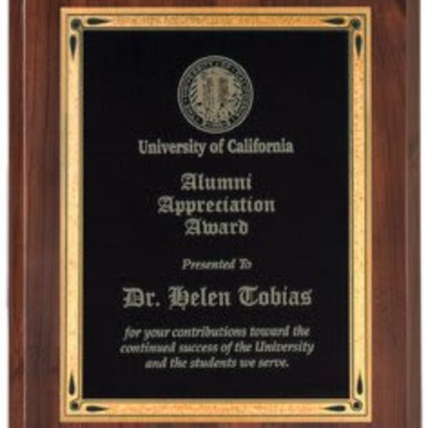 8" x 10" High Gloss Cherry Finish Plaque Thumbnail