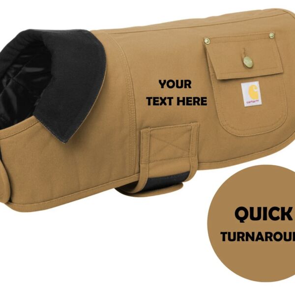 Carhartt Dog Jacket Personalized - Embroidered.  Thumbnail