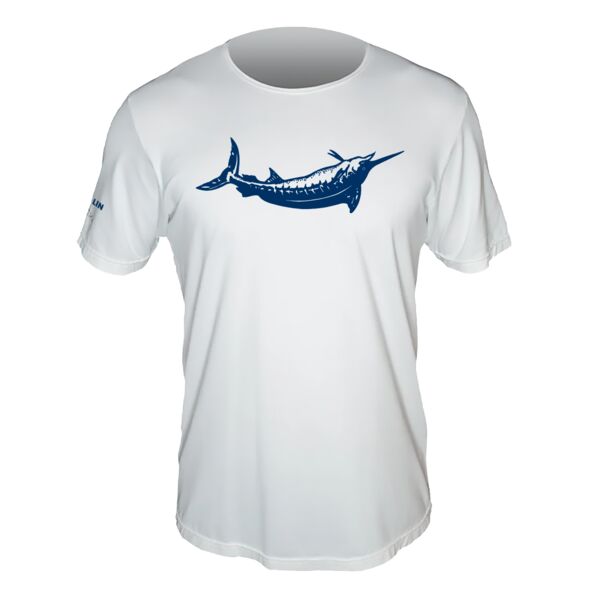 Female Custom Back Blue Marlin Tee Thumbnail